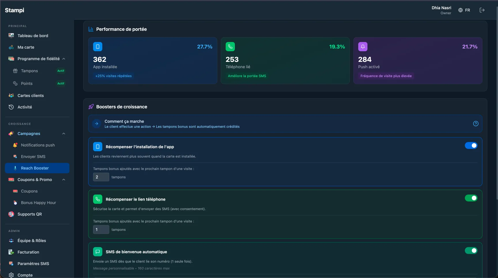 Boosters de croissance